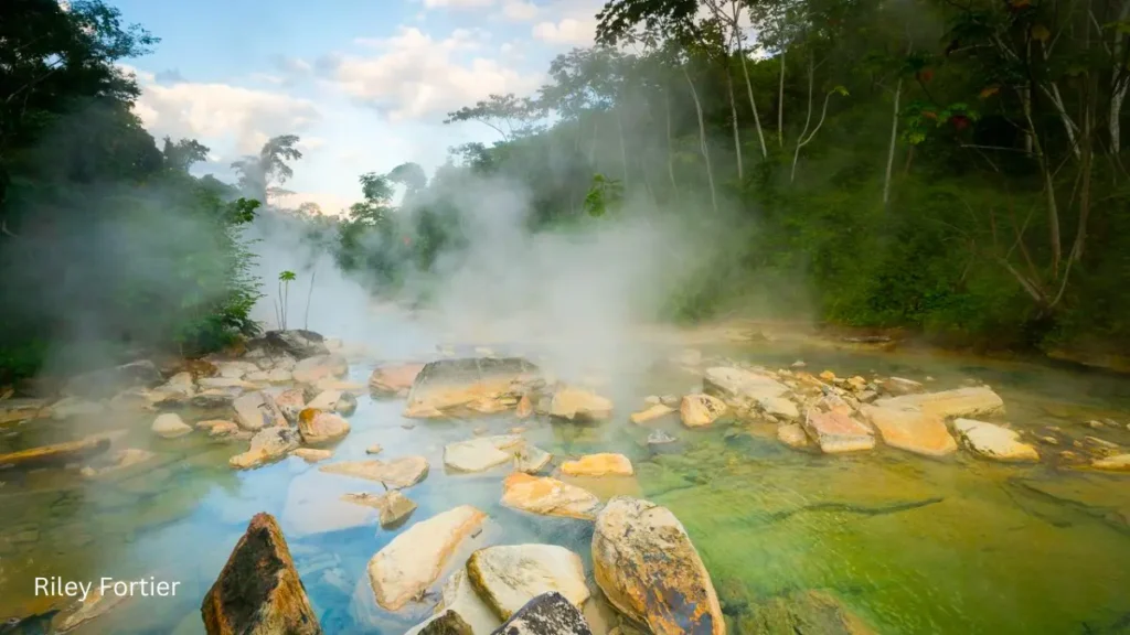 Boiling river of Amazon rainforest